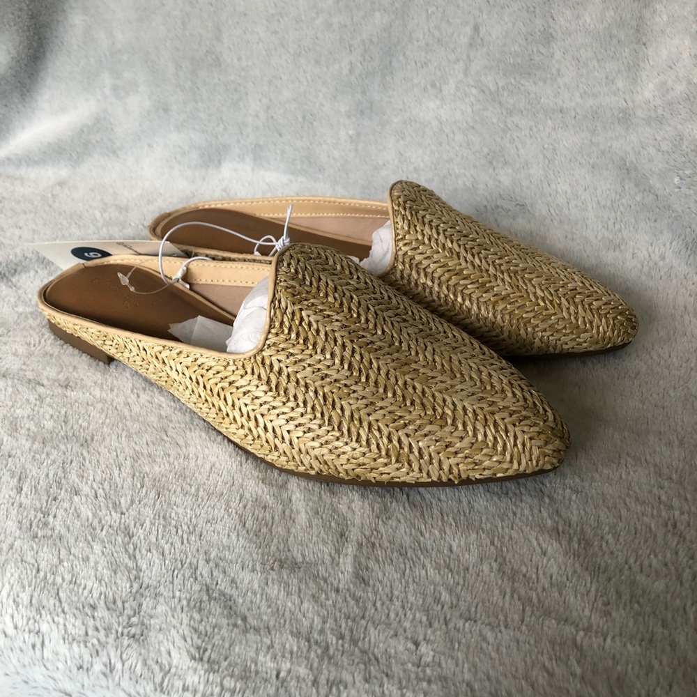 Straw Slip Ons Mules New Size 9 - Picture 4 of 5
